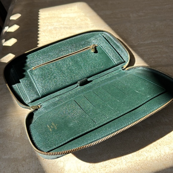 Authentic Louis Vuitton Atoll Epi Taiga Long Wallet M30654 - Picture 6 of 9